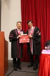 Prof CHEUNG Yan Leung Stephen, BBS, JP (left) and Prof Kenneth Young, College Master (right)